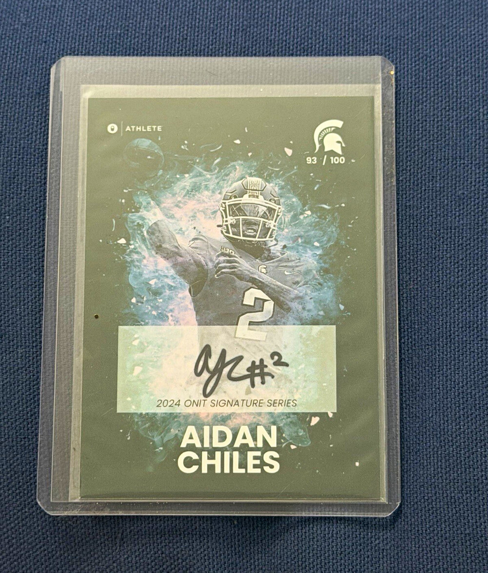 ONIT 2024 Signature Series Aidan Chiles Auto SP Football Card S-1 /100